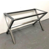 X leg bench frame - 400mm high x 300mm wide x various lengths (Copy)
