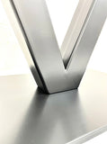 ‘V’ Table Frame - Centre Piece - 71cm high with adjustable feet.